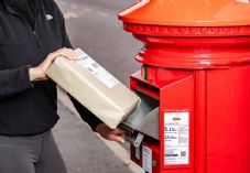 SWNS Royal Mail postbox parcel