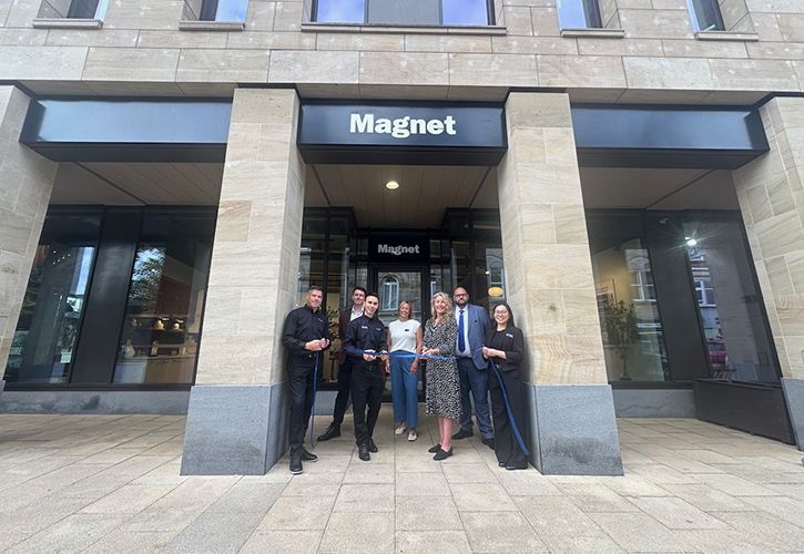 Magnet Harrogate ribbon cutting