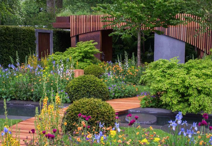 Homeless urban retreat garden