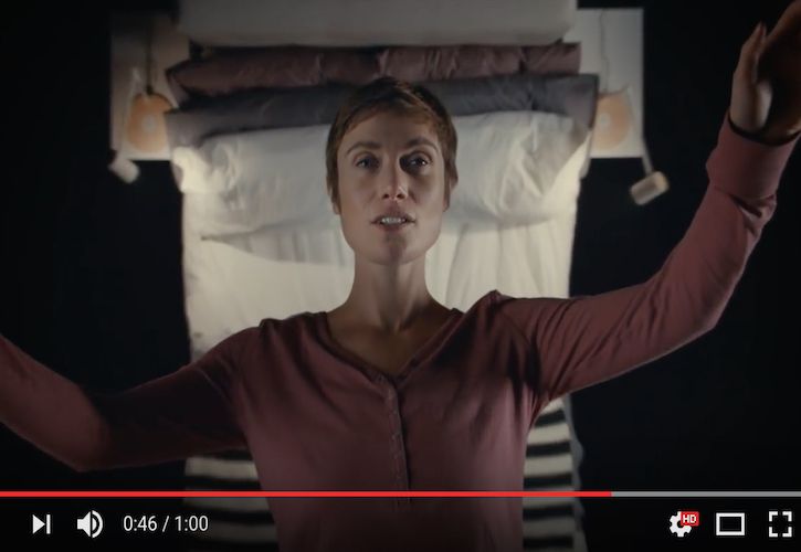 IKEA win at sleeping tv advert