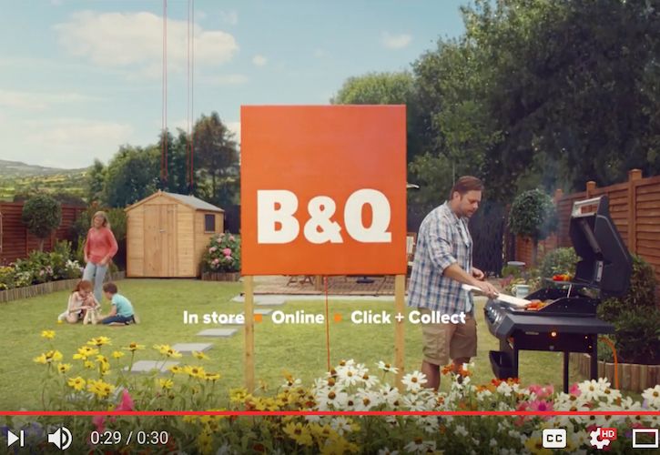 B&Q effortless gardening TV advert 2