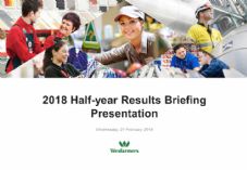 Half year results briefing presentation image