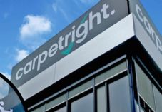 Carpetright corner sign 725 x 500