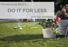 B&Q Do It for less pricing strategy