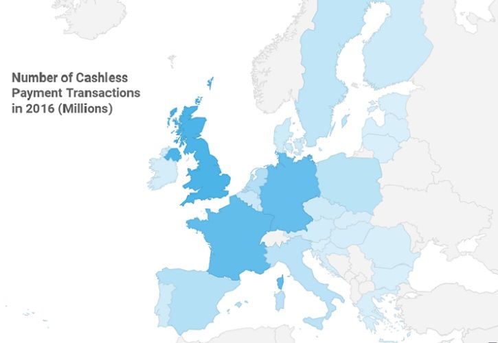 Expert Market - Cashless Europe map - 725 x 500