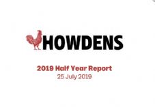 Howdens 2019 Half Year Report