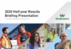 Wesfarmers Half Year Results Presentation