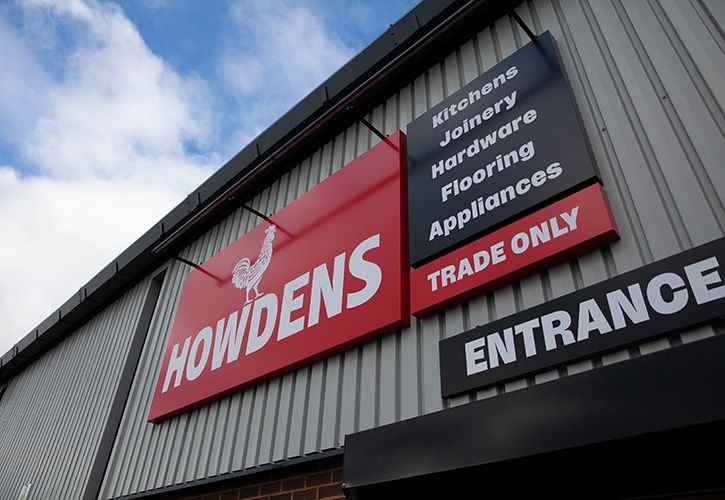 Howdens depot sign