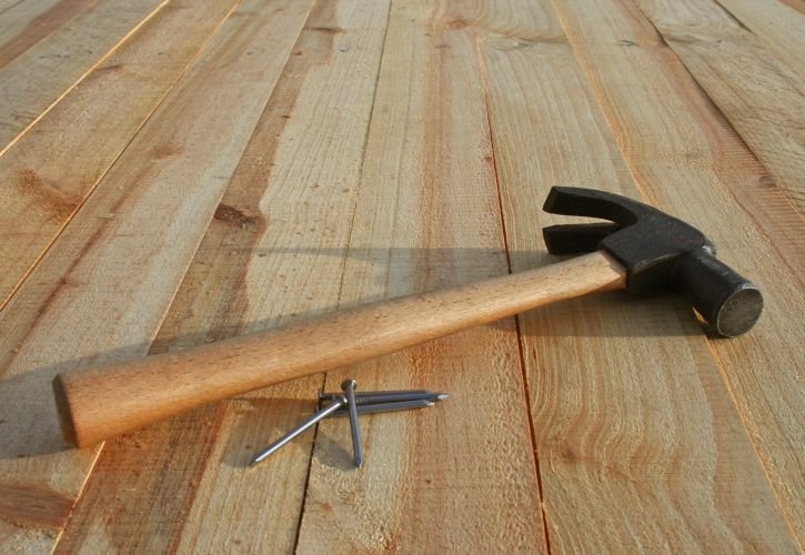Hammer and nails