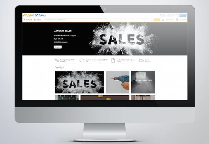 Mano Mano website