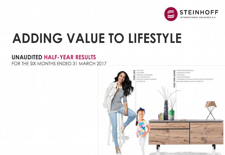 Steinhoff Trading Update Cover
