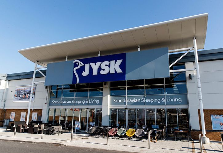 JYSK store front in Ireland