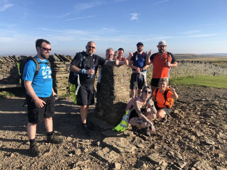 Selco colleagues taking part in a Three Peaks challenge to raise money
