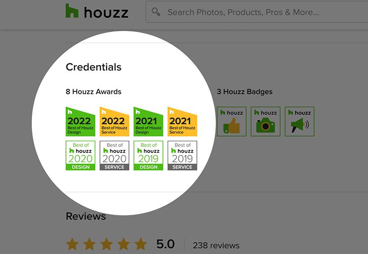 Houzz Best of Houzz Awards