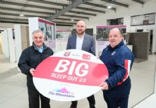 SCFC BIG SLEEP OUT Tile Mountain - Lou Macari - Dean Quinn - Steve Hunt