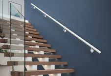 Rothley matt white handrail kit 2