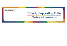 Travis Perkins PLC Pride banner