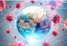 Globe coronavirus covid19