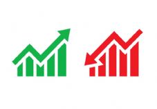 1 Vector arrows up down green red Stefan Balaz shutterstock_2049539429