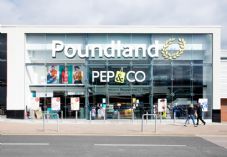 Poundland store and Pepco store exterior copy