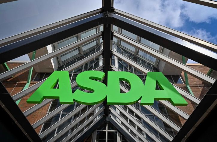Asda sign glass lantern