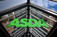 Asda sign glass lantern