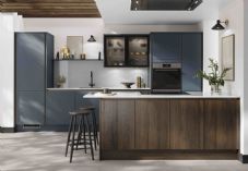 Howdens Hockley Textures Walnut Handleless