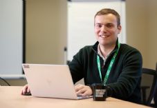 Travis Perkins David Hood 1000th apprentice