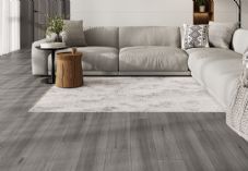 Oake & Gray - Premium LVT - Feather Grey Oak - Living Room 725