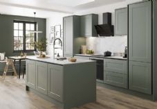 Howdens Chelford Reed Green Handleless