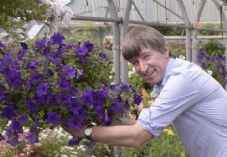 Pic 2 Peter Burks GCA CEO and hanging basket