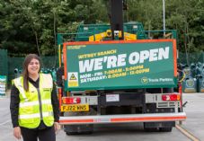 TP Witney truck and staff