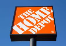 The Home Depot sign - REQUIRES CREDIT Rob Wilson shutterstock_180692453