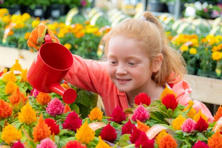 Little Seedlings Club Ambassador, Emelia, 7 from Glasgow © Dobbies Garden Centres