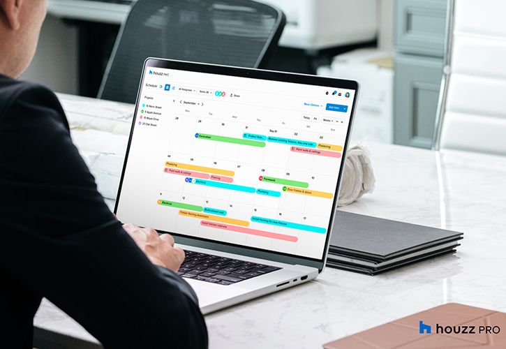 Houzz Pro Project Management Schedule Lifestyle Image