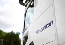 Wincanton plc side angle lorry