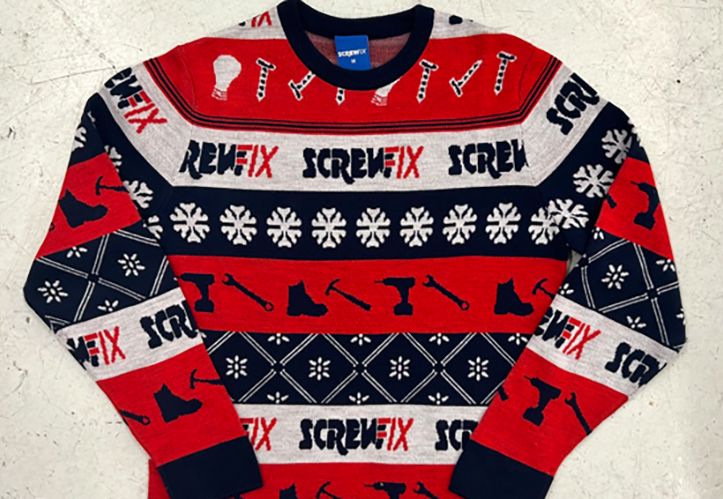 Screwfix Christmas jumper