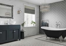 Multipanel Levanto Dust Grey Herringbone 725