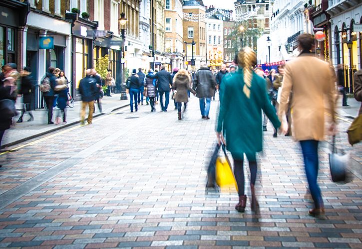 MRI: Modest Retail Footfall Rise Last Week