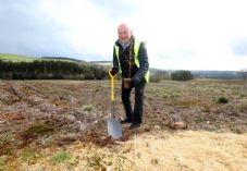 Howard Luft tree planting Selco forest