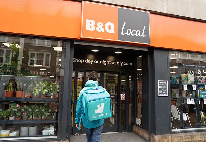 B&Q Deliveroo