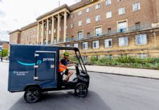 UNP Amazon electric cargo bike Norwich City Hall