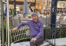 GCA CEO Peter Burks garden furniture