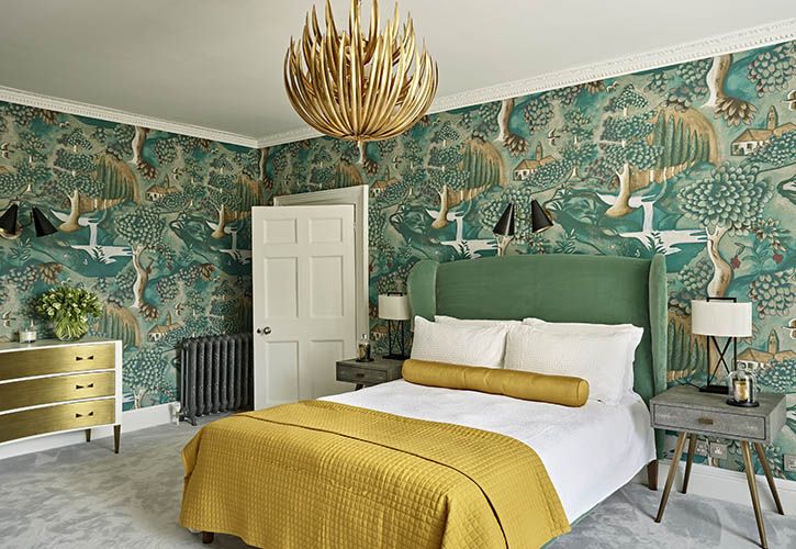 Richly Detailed Wallpaper - LEIVARS Interiors Studio İNick Smith Photography
