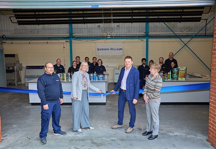 Sherwin Williams Ribbon Cutting June 2025
