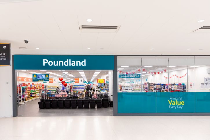 Poundland Makeover 2024 Store front (corporate)