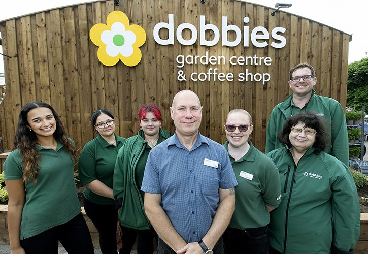 Dobbies Hungerford GM Mike Scott (middle) Ops Manager Laurentina Wilkinson (right) and colleagues