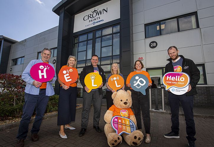 Crown Paints and Hello, how are you?