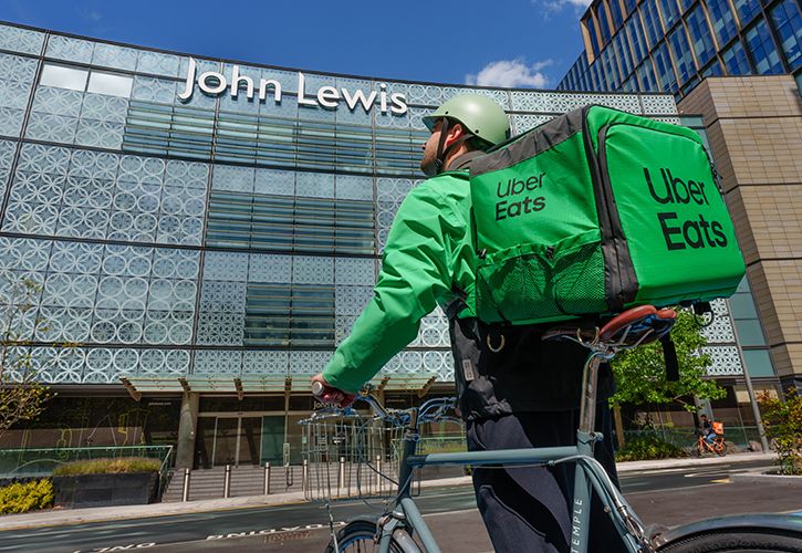 John Lewis Uber Eats