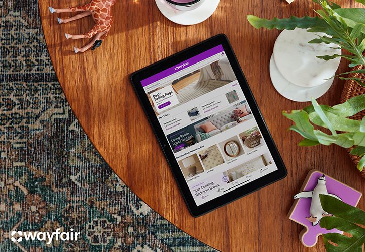 Wayfair tablet table (corporate)